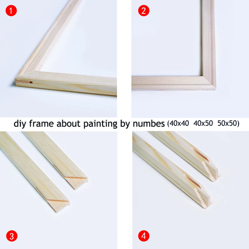 

painting by numbers Inner frame picture frame diy combo box do-it-yourself assembly