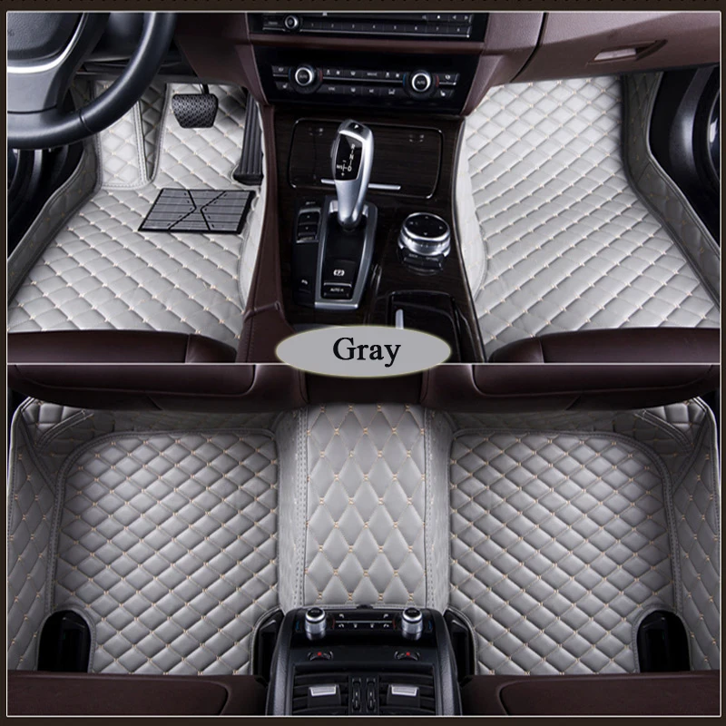

Custom car floor mats for Jeep Grand Cherokee Wrangler Patriot Cherokee Compass commander PU leather Car Liner car accessories