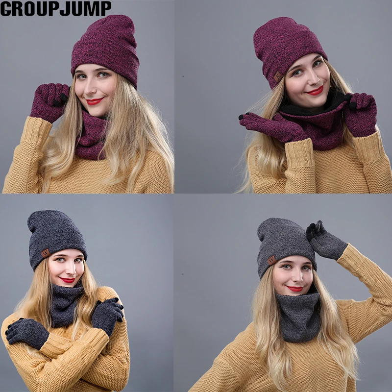 womens hat and gloves