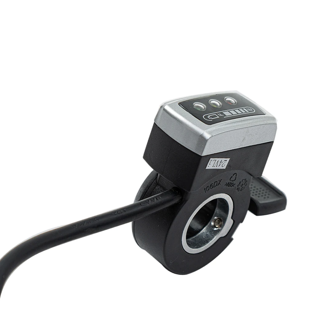 24v Ebike Bicycle Thumb Throttle With Onoff Switch Battery Indicator