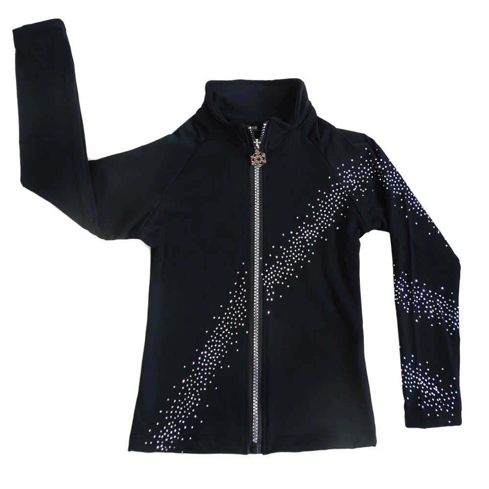 Figure Skating Leggings Jackets Sets Girls Children High Quality Crystals Women Skiing ice skating pantss for training