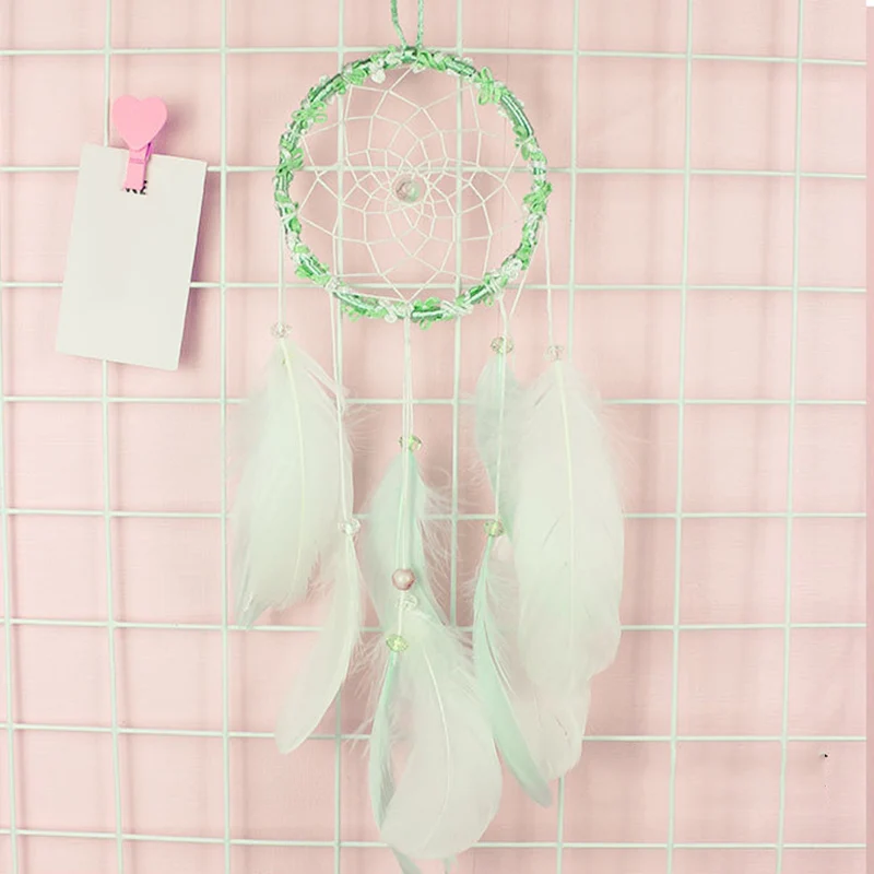 2 цвета DIY Dream Ограничитель в сборе забавные модные украшения из перьев настенный домашний декор Набор DIY вязание крючком перо искусство отделки перьями подарки