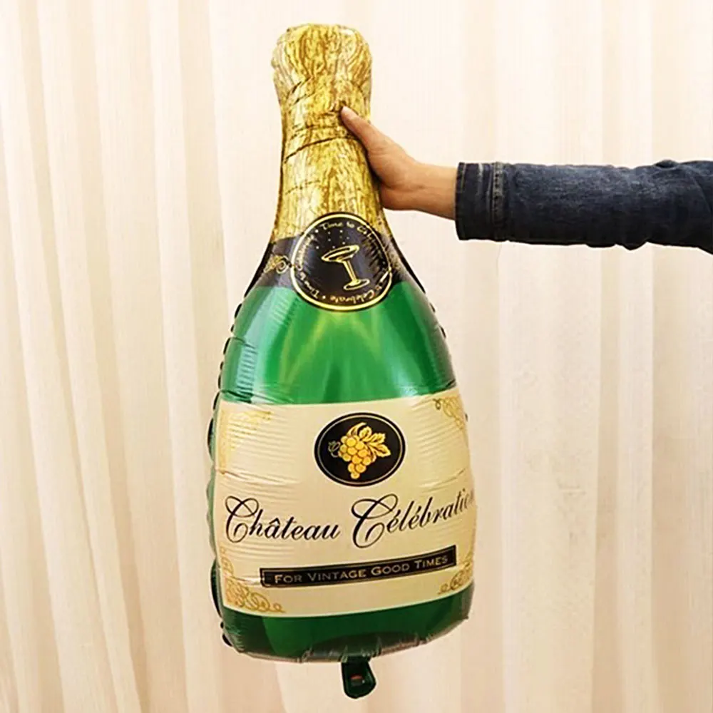 42 шт./компл. шампанского шар большой Размеры бокал для шампанского, объем бутылки фольга, латекс воздушные шары для свадьбы, Рождества, День рождения украшения