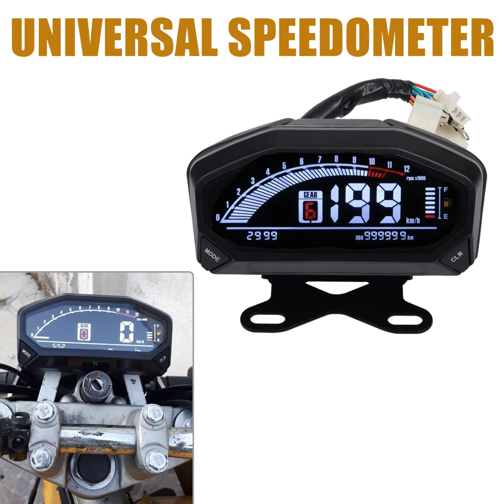 ユニバーサルモーターサイクルデジタルスピードメーター,タコメーター,インストルメントパネル,lcd,12000 rpm,1 2 4シリンダー,YG150 23|Instruments| - AliExpress ユニバーサルモーターサイクルデジタルスピードメーター,タコメーター,インストルメントパネル,lcd,12000 rpm,1 2 4シリンダー,YG150 23|Instruments| - AliExpress