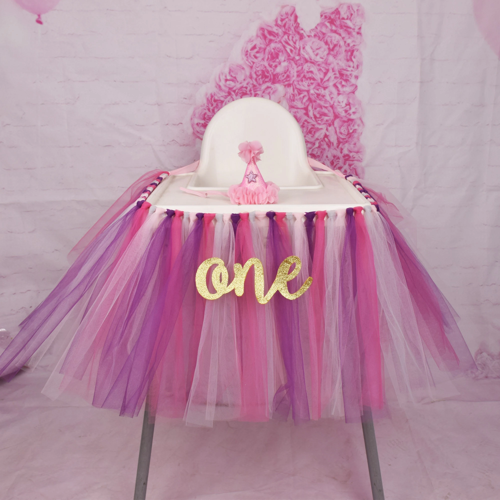 Baby Girls High Chair Tutu Skirt 1st 