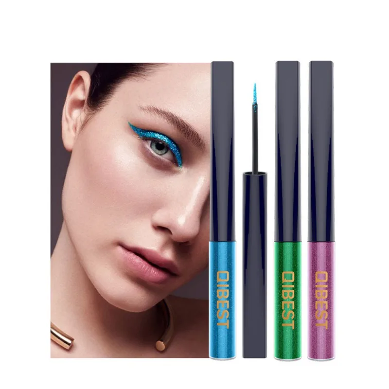 

15 Colors White Gold Glitter Liquid Eyeliner Waterproof Liquid Eyeshadow Luminous Beauty Eye Liner Makeup