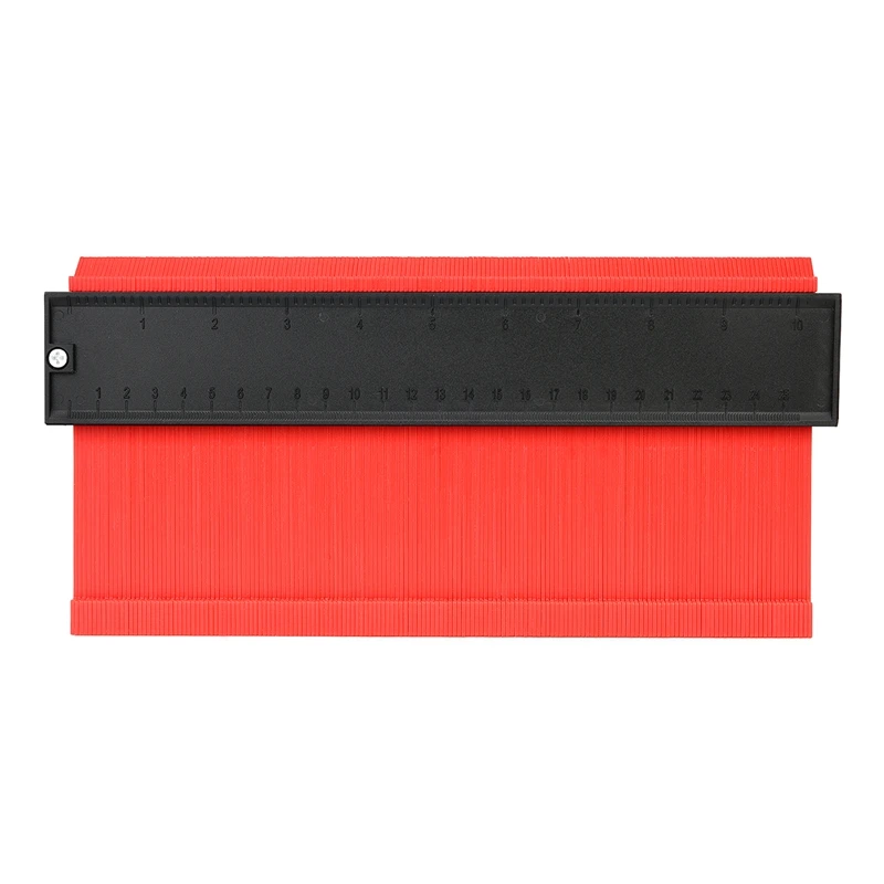 

Contour Measuring Instrument Widening 10 Inch Measuring Ruler Wood Marking Ruler Tile Edge Forming Ruler Universal Measuring Too