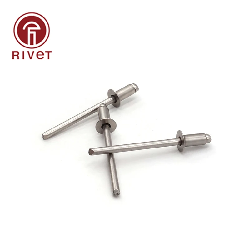 

M4.0 ISO 15984 50PCS/100PCS Stainless Steel Blind Rivets Open End Countersunk Head Rivets Decorative Rivets