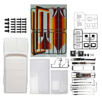 

RC Crawler Car Parts Hard Plastic Body Car Shell 31m Wheelbase Unassembled Kit for Axial SCX10 90046 Traxxas 4 ford Bronco