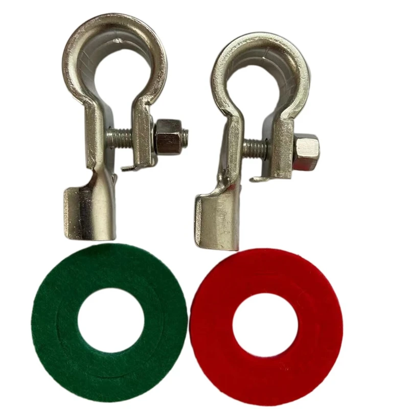 1 Pair Battery Terminals Connectors Clamps Copper Terminal Kit with Corrosion Protectors 17mm |