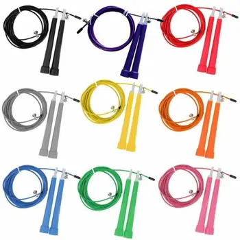 

Indoor Adjustable Skipping Rope Wire Jumping Speed Exercise Fitness Aerobic Workout Gym Jump Ropes