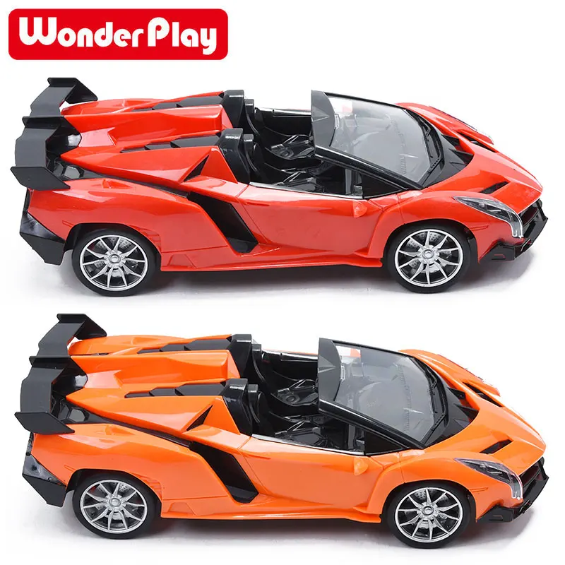 Wonderplay 1/16 Официальный Лицензированный Радиоуправляемый автомобиль для Lamborghini Veneno спортивный гоночный автомобиль Радиоуправляемый автомобиль игрушки из алюминиевого сплава для детей