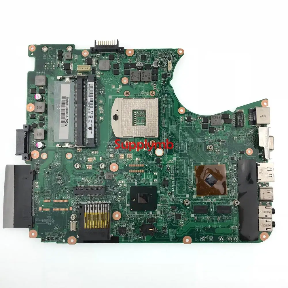 

A000076410 DABL6DMB8F0 w графика на борту для Toshiba Satellite L650 L655, материнская плата ноутбука, протестированная материнская плата