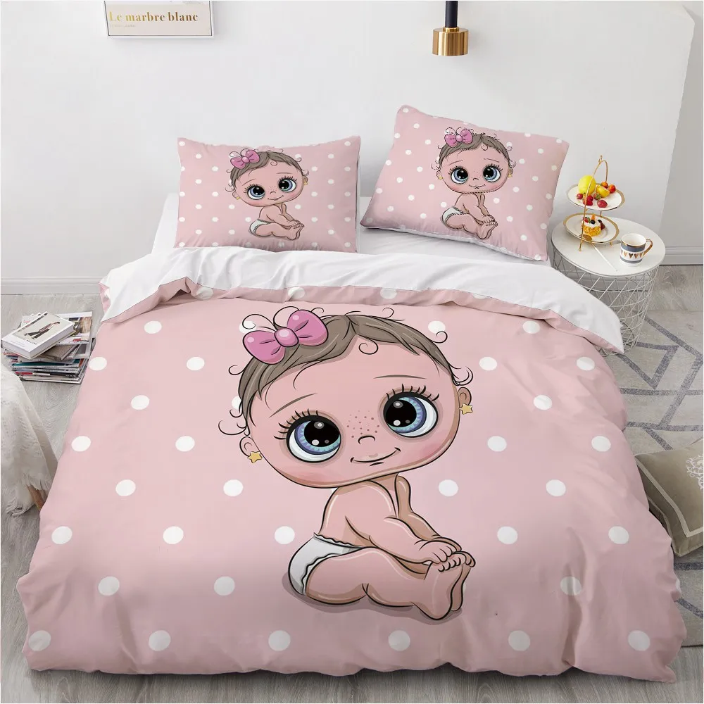 Классический комплект постельного белья с 3D рисунком пододеяльник одеяло