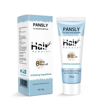 

PANSLY 50ml Hair Removal Cream Inhibits Hair Growth Emulsion Whole Body Prevents Hair Growth Mild Moisturizing