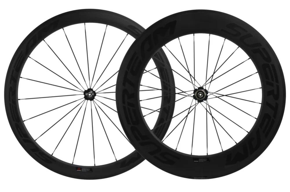 SUPERTEAM 50/88 мм колпачок колеса для дорожного велосипеда труба из углеродистого волокна 3K Матовая карбоновые колеса