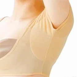 1pc Reusable T-shirt Shape Sweat Pads Washable Underarm Sweat Pads Armpit Sweat Absorbing Guards Shield Absorbent Deodorant Pad
