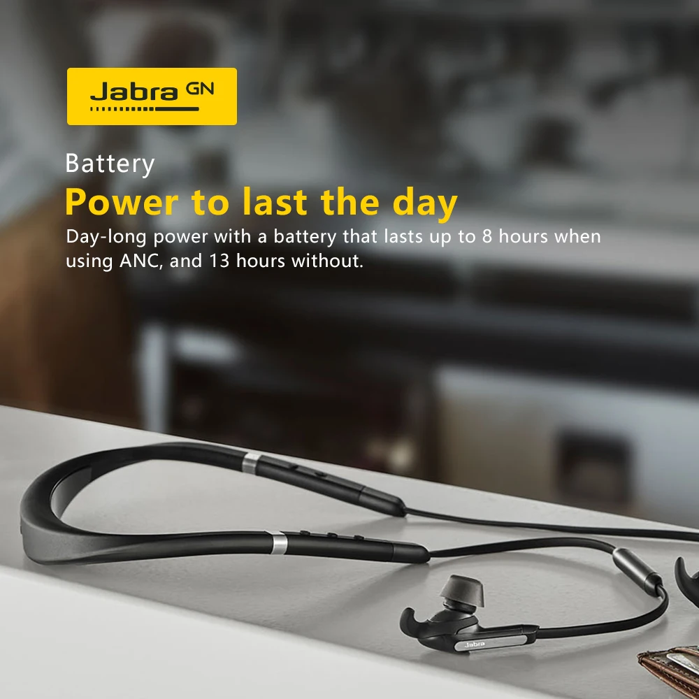 Беспроводные наушники Jabra Elite 65e с шумоподавлением, наушники-вкладыши Bluetooth