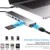 USB C Hub Type-C 3.1 to 4K HDMI-Совместимый RJ45 USB SD/TF Card Reader PD Fast Charge 8-in-1 USB Dock Для MacBook Air Pro PC HUB