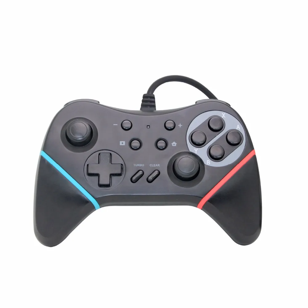 Проводной игровой контроллер USB для Nintendo Switch NS Поддержка консолью коммутатора/джойстик для ПК геймпад для Windows7/8/10 с турбо-кнопка