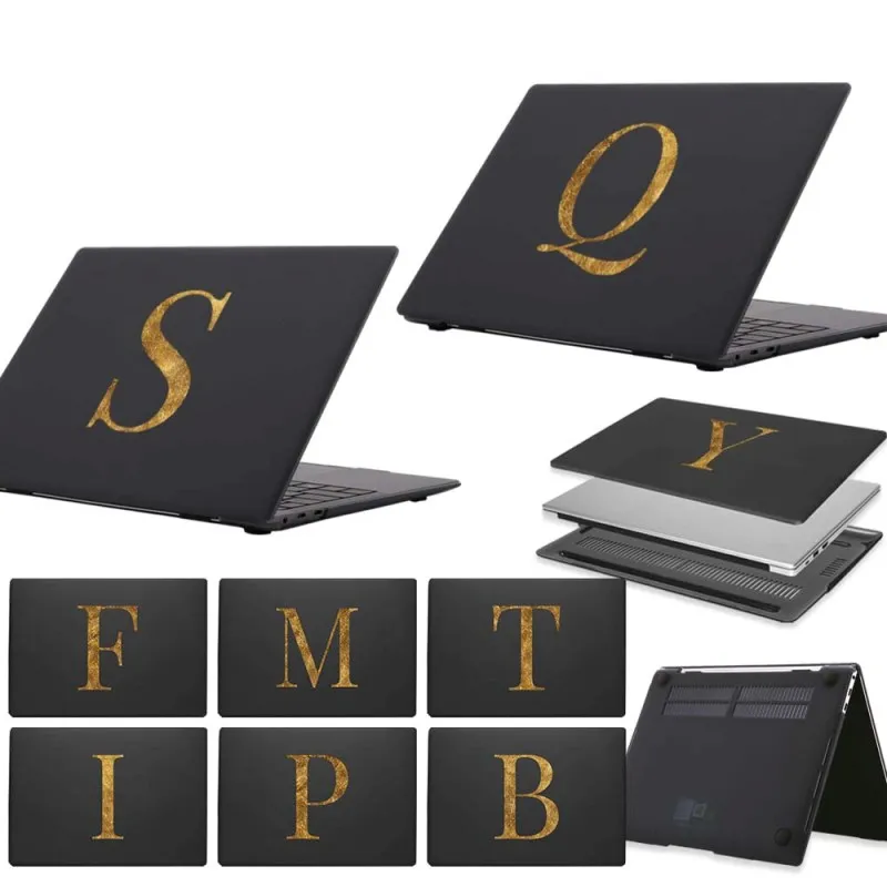 Custodia Per Laptop Per Huawei Matebook D16 2021/D14/D15/Matebook 14/14 2021/Matebook X 2020/X Pro 13.9 Conchiglia Rigida Opaca Nera