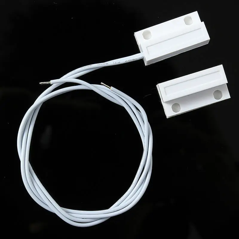 

5 pair /lot MC-38 Wired Door Window Sensor Magnetic Switch Home Alarm System Detector NEW
