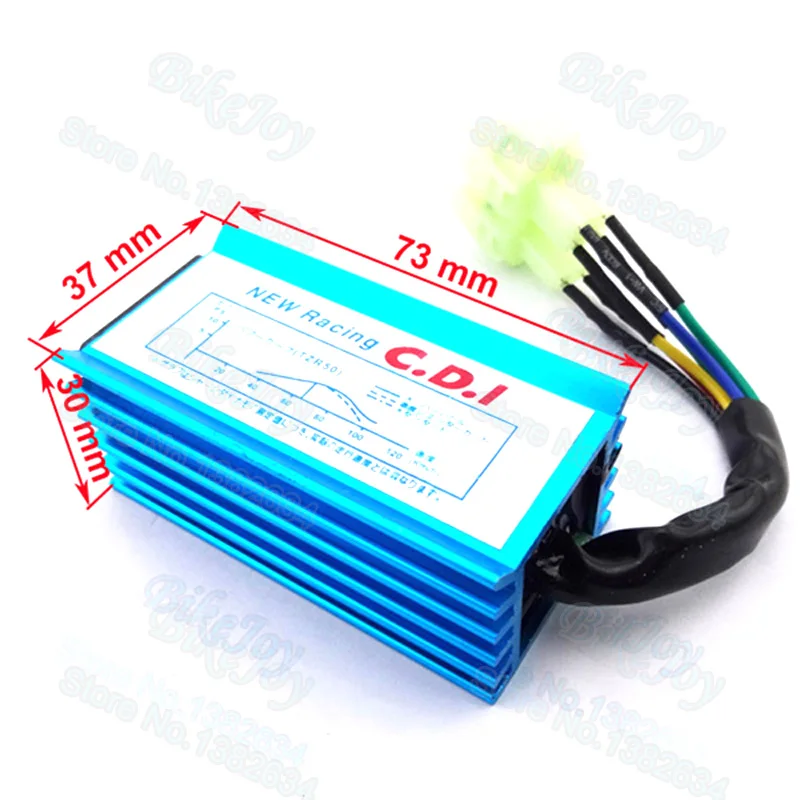 Racing AC CDI Коробка зажигания 6 контактов для GY6 50cc 125cc 150cc Мопед Скутер ATV квадроцикл