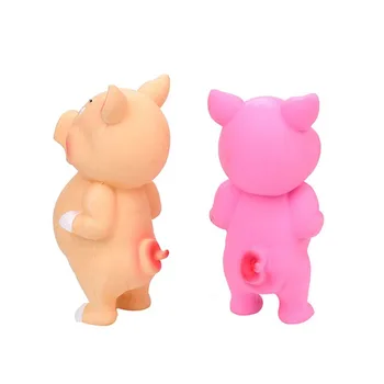 

1Pc Cute Rubber Sound Pig Grunting Squeak Latex Pet Chew Toys for Dog Squeaker Chew Training Puppy ,