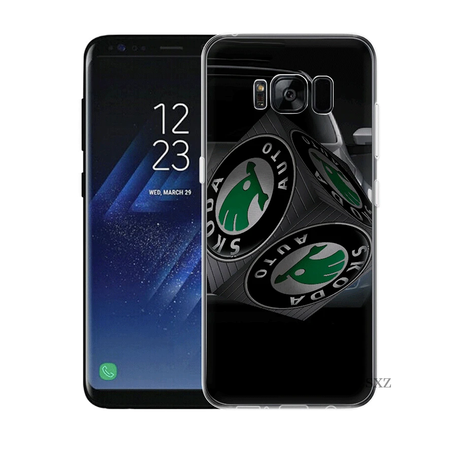 Чехол для мобильного телефона samsung J1 J2 J3 J5 J6 J7 Prime, Жесткий Чехол для автомобиля Skoda, чехол с логотипом - Цвет: H11