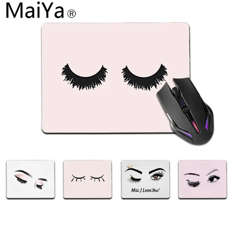 

Maiya Top Quality Eyelashes Lashes Make Up Girl gamer play mats Mousepad Top Selling Wholesale Gaming Pad mouse