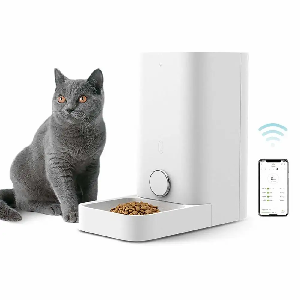 

PETKIT Automatic Cat Feeder Dog Food Dispenser Wi-Fi Enabled Smart Feeder with Timer Programmable Pet Feeder for Cats Dogs