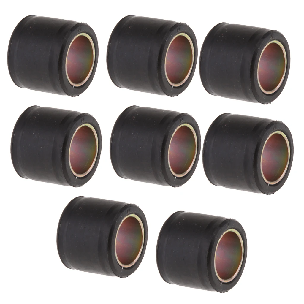 8pcs Motorcycle Suspension Shock Absorber Rubber Bushing Mounting [14mm]