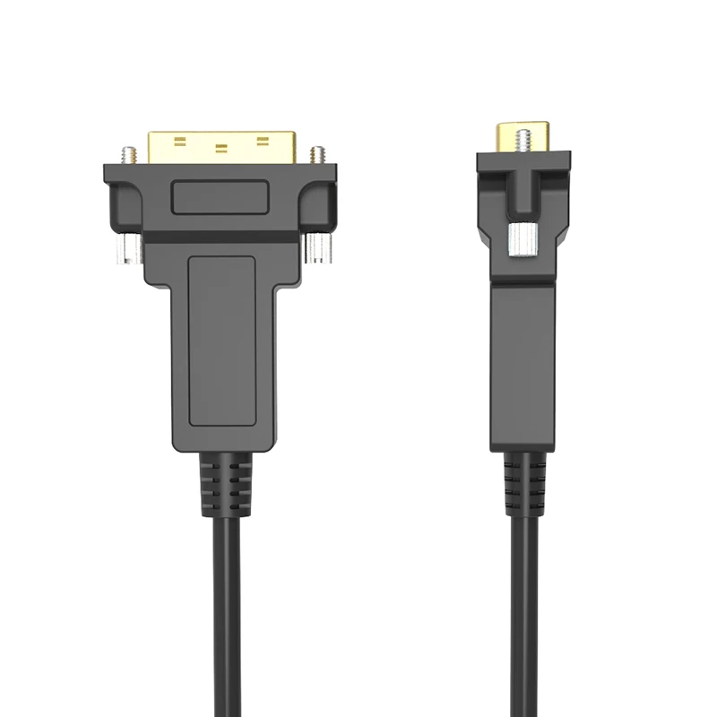 광섬유 DVI 24 + 1 HD 케이블, 1080P @ 60Hz 대역폭, 4.95Gbps AOC 액티브 케이블, 컴퓨터 소스 프로젝터 TV 디스플레이용