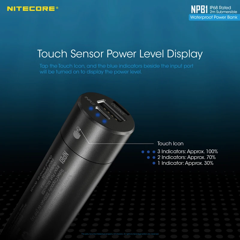 NITECORE NPB1 Waterproof Power Bank (16)