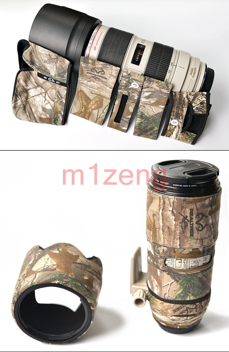 Защитный чехол для объектива canon EF 70-200 F2.8L IS II USM камуфляжный чехол для объектива камеры