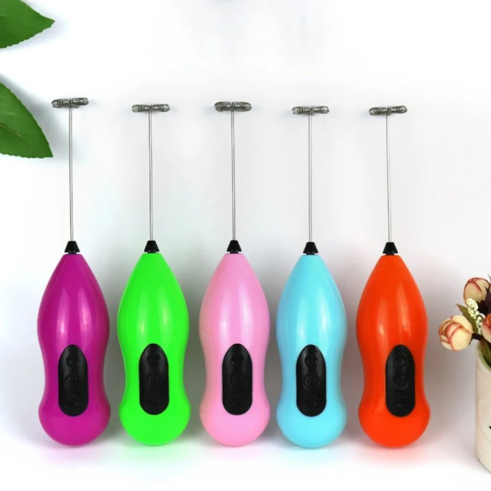 Manual Coffee Blender Egg Beater Bubbler Milk Foamer Maker Stir Juice Electric Handheld Mixer Blender Egg Stirring Kitchen Tools
