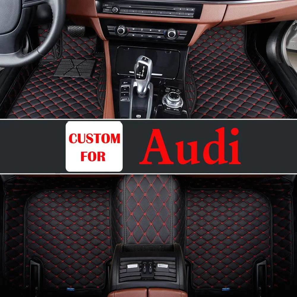

Custom Carpet Fit For Audi Q5 2013-2017 Leather Car Floor Mats Waterproof Mat