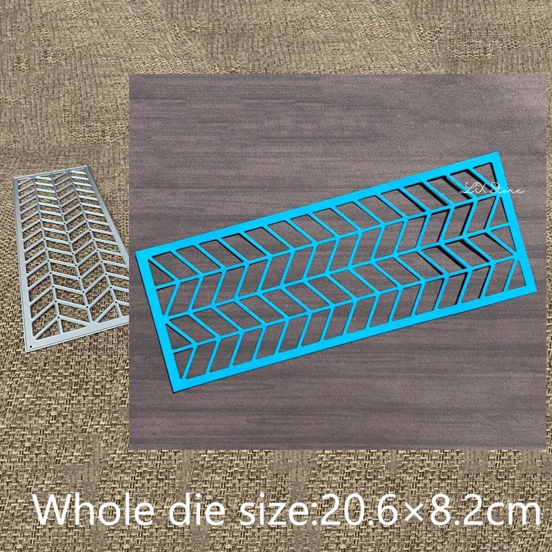 XLDesign Craft Metal Cutting Dies stencil mold Chevron Frame decoration scrapbook Album Paper Card Embossing die cuts | Дом и сад