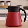 600ml Stainless Steel Thermal Coffee Carafe Double Wall Thermos Carafes for Home, Office, Keep Beverages Hot - Red, Black, White ► Photo 1/6