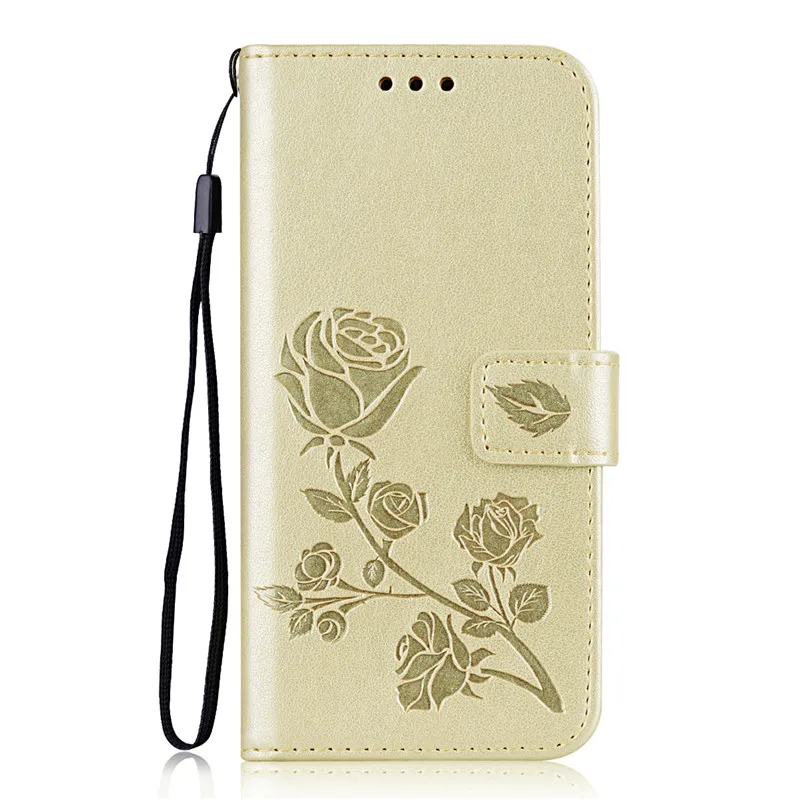 iphone pouch with strap Case For Huawei Y5 2017 Case Flower Wallet Leather Flip Case For Huawei Y6 2017 MYA-L03 U29 L23 L41 L22 Y5III Stand Cover Coque arm pouch for phone Cases & Covers