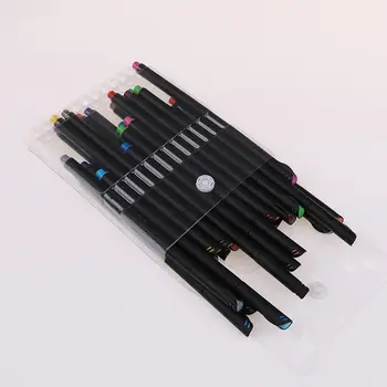 

0.4MM 12pc/24pc FineLiner Colored Marker Pens Art Markers Watercolor Based Sketch Drawing Pen Supplies