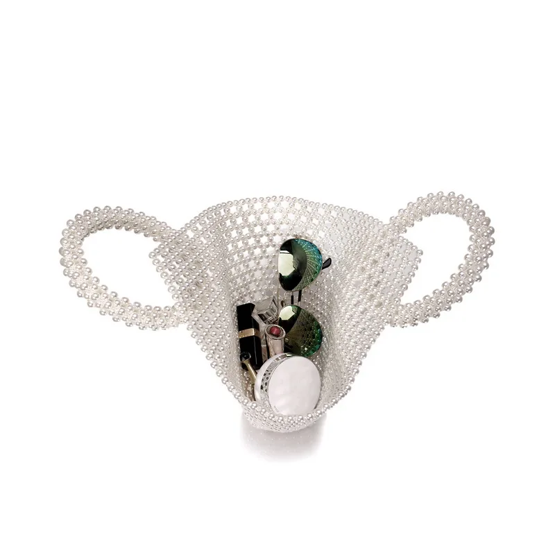 GLOIG бренд ручной работы женские жемчужные сумочки Lady beaded Женская сумка через плечо вечерние сумки Ins маленький falp сумка мини сумка через плечо