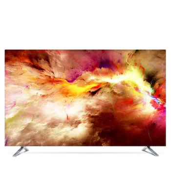 

Custom 19" - 80" 22 inch 75 inch Decorative Hood Cover for Screen LCD TV PC Nebula Universe Nordic Waterproof Yellow Red