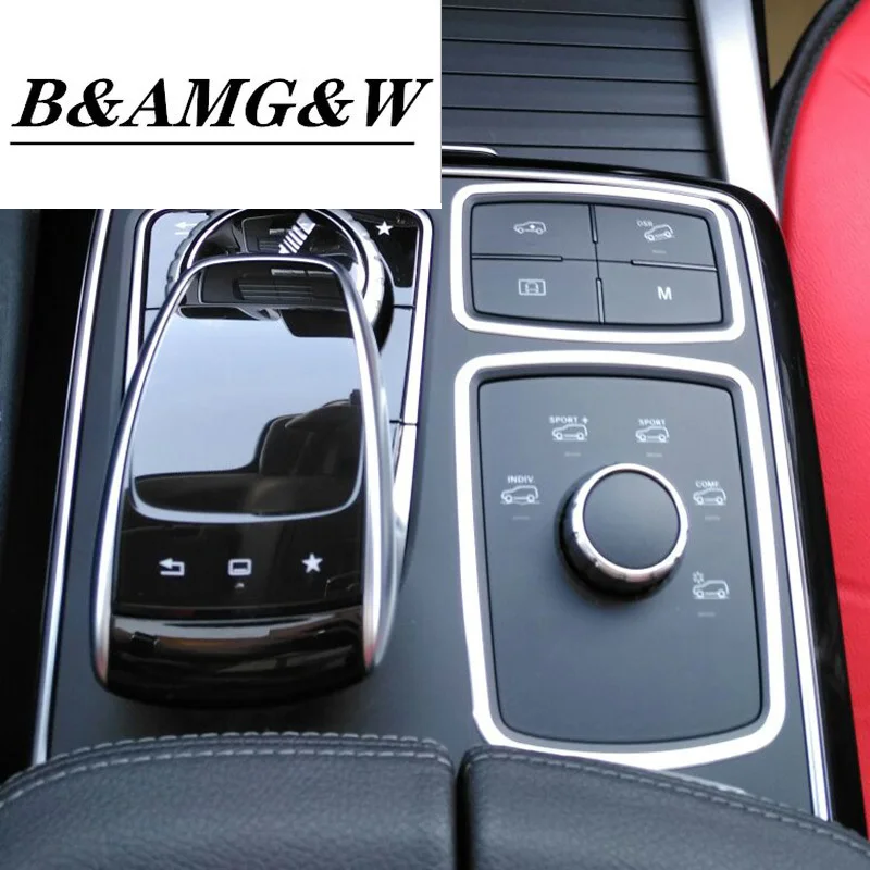 

Car Center Console Trims frame For Mercedes Benz ML320 350 2012 GLE W166 coupe c292 350d GL450 x166 GLS amg Accessories