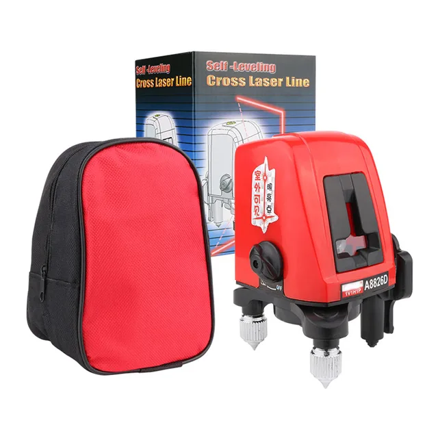$US $15.56  Laser Level Professional 360 Degree 635nm Slash Function Self leveling 2 Red Lines with 1 Point Cro