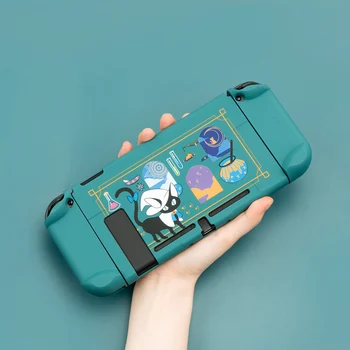 

Alchemy Cat Switch Protective Shell Hard Cover Shockproof JoyCon Controller Split Housing Case For Nintendo Switch Accessories