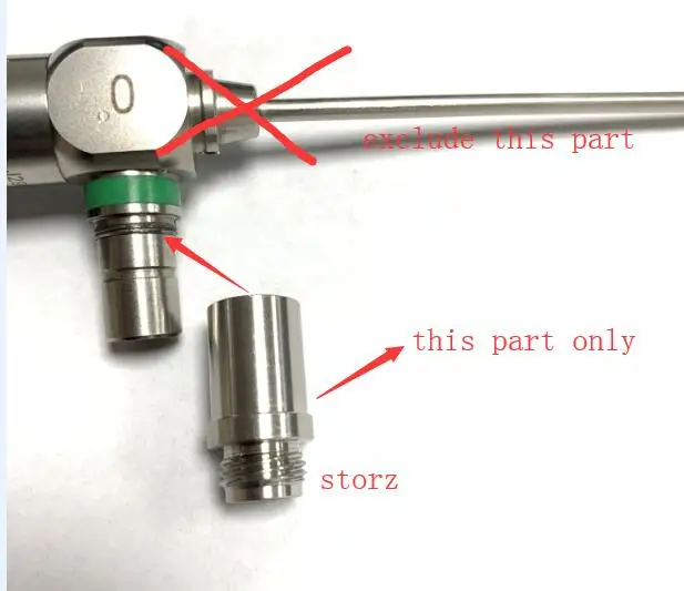 Stryker коннектор эндоскопа storz laprascopy olympus и Dyonics волоконные интерфейсные части как нержавеющая сталь