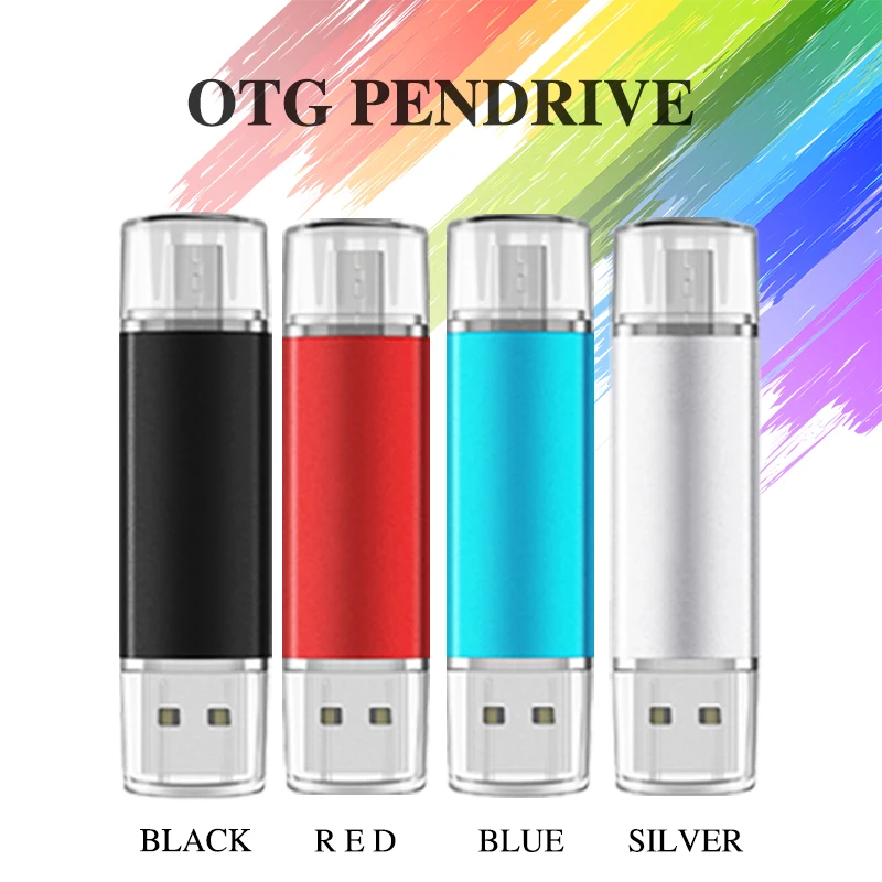 Dual use pen drive usb 4gb 8gb 16gb 32gb 64gb 128gb pendrive usb flash drive high speed flash memory stick OTG 2 in 1 cle usb