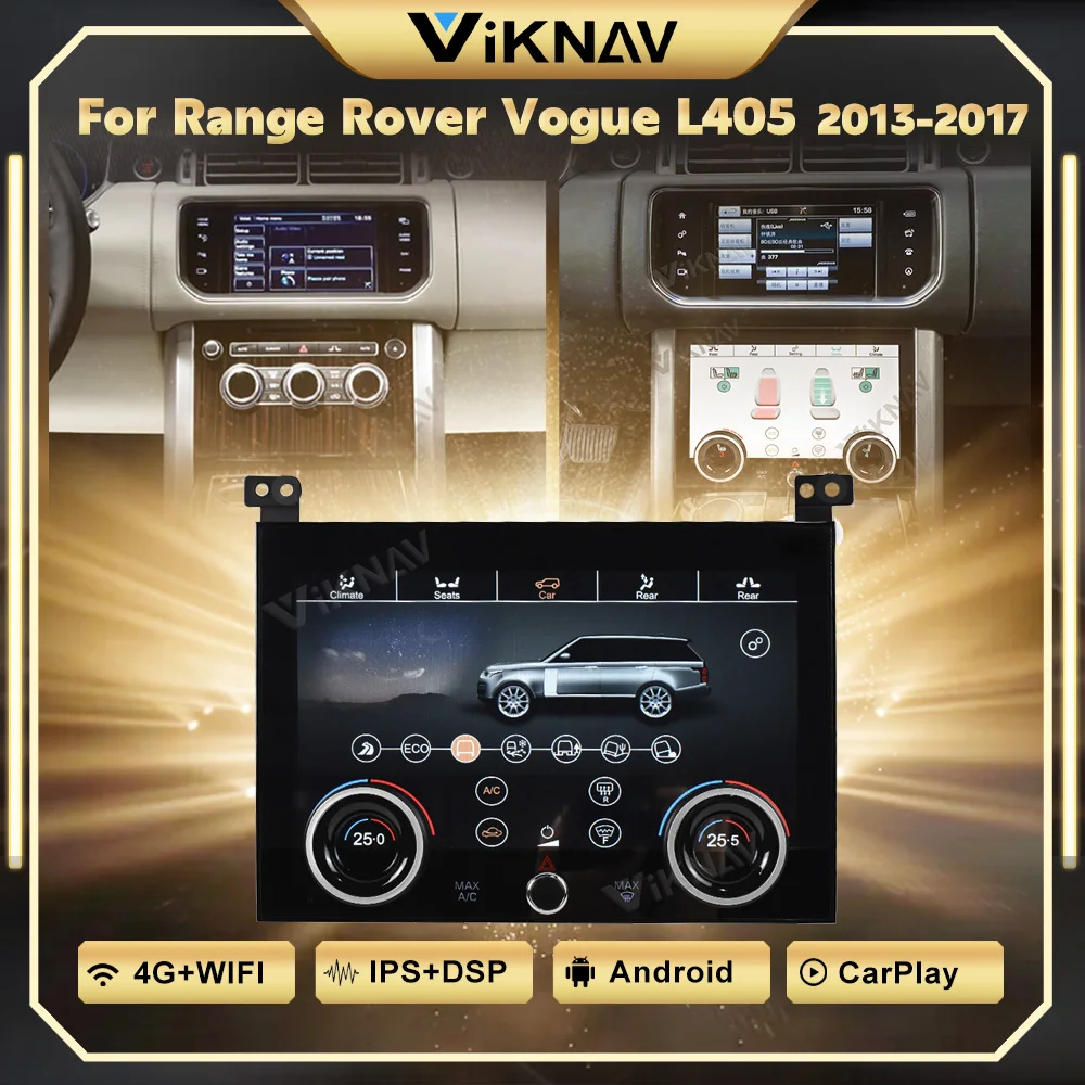 10 4 дюймовая панель кондиционера для Land Range Rover Vogue L405 2013-2017 3D сенсорный ЖК-экран