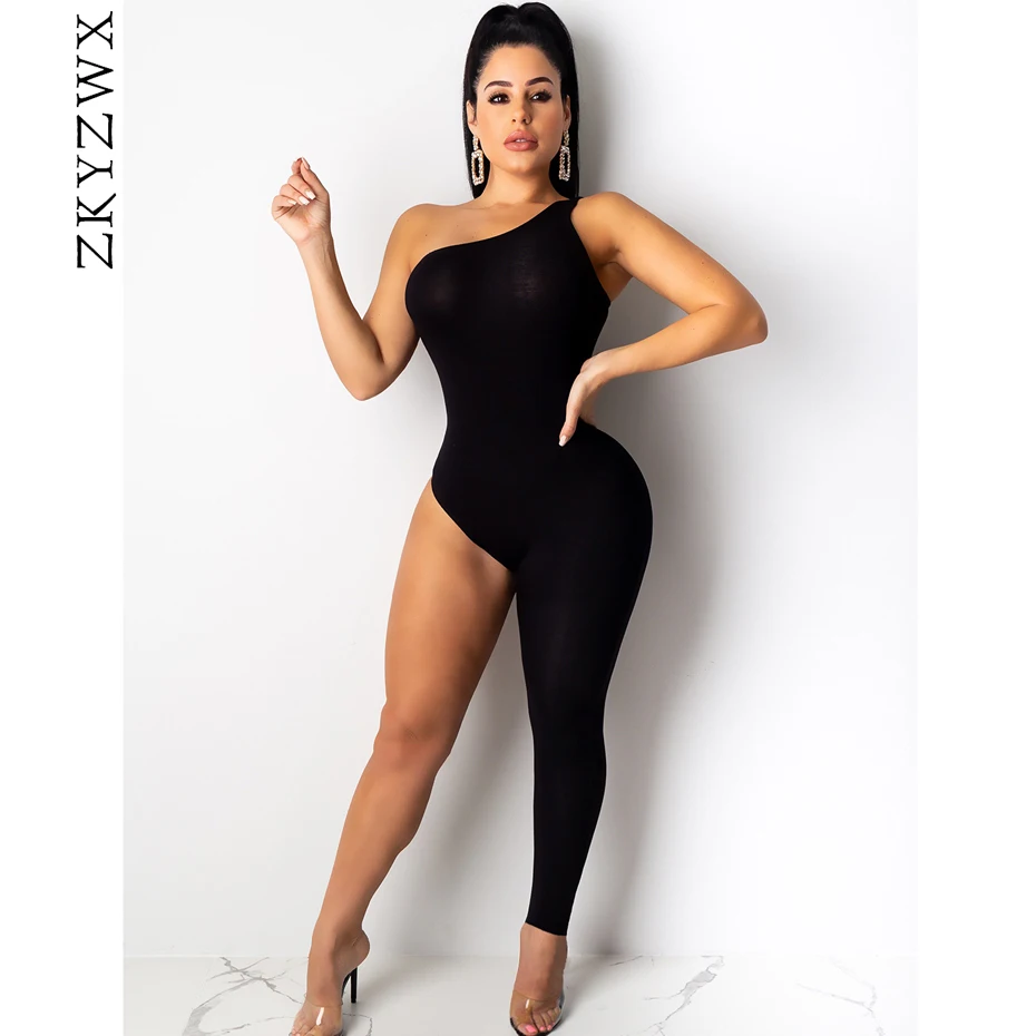 ZKYZWX один длинный комбинезон мода Nova сексуальный выход вечерние клубный комбинезон тигр черный облегающий комбинезон женский комбинезон